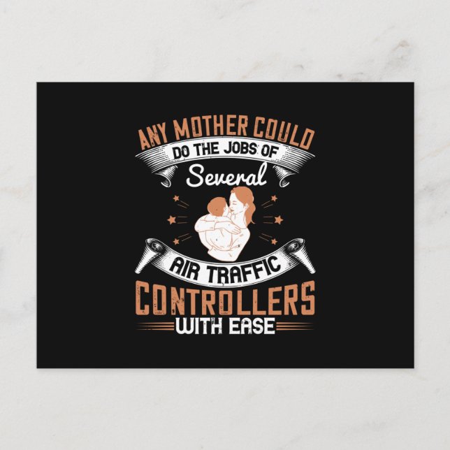 Mom - Busy like Air Traffic Controllers Postcard (Front)