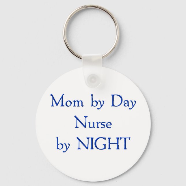 Mom by Day Keychain (Front)