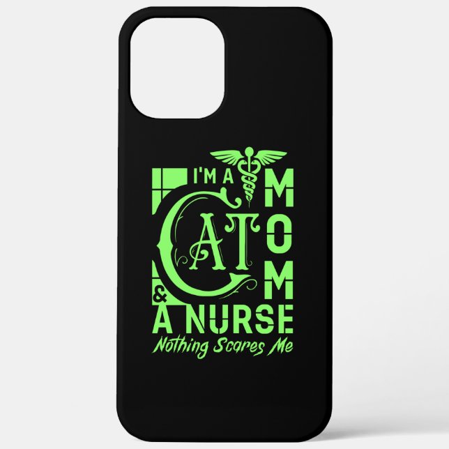 Mom Cat Nurse Case-Mate iPhone Case (Back)