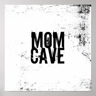 mom cave quote poster  wall art