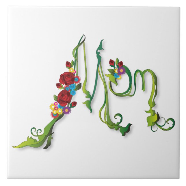 Mom Ceramic Tile (Front)