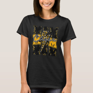 Mom Cheer Mom Cheerleading Love Football Cheerlead T-Shirt