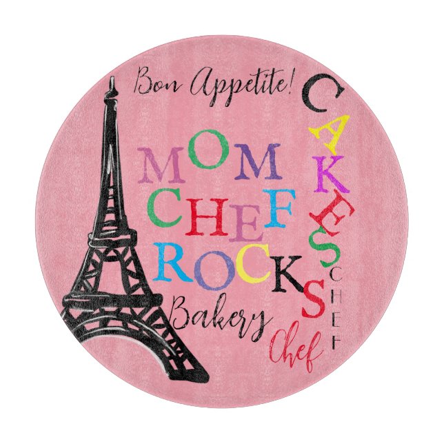 Mom Chef Cutting Board (Front)