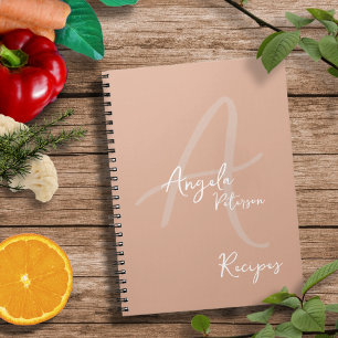 Mom Chef Recipes Dusty Rose Notebook