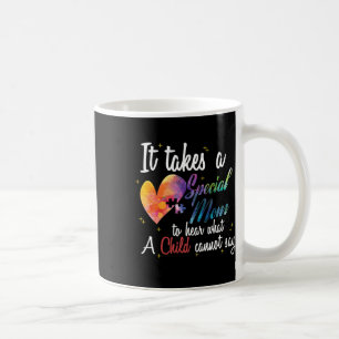 Mom Child Love Puzzle Inspirational Autism Awarene Coffee Mug