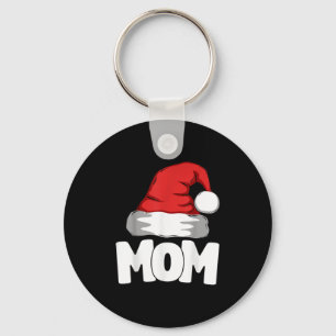 Mom Christmas Santa Matching Family  Keychain