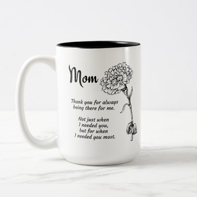 Mom Coffee Mug (Left)