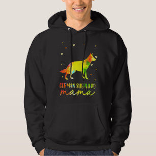 Mom Colourful German Shepherd Hoodie