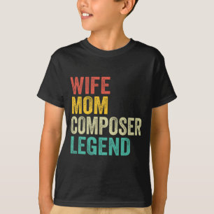 Mom Composer Legend Mother's Day Vintage  T-Shirt