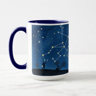 Mom Constellation Laughter Lines Map Mug