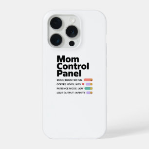 Mom Control Panel Phone Case   Funny Tech Mom Desi
