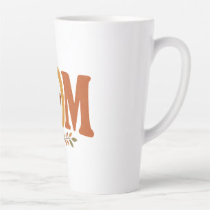 MOM Cozy Fall Autumn Motherhood Latte Mug