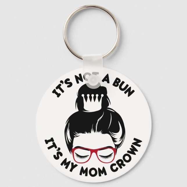Mom Crown Keychain (Front)