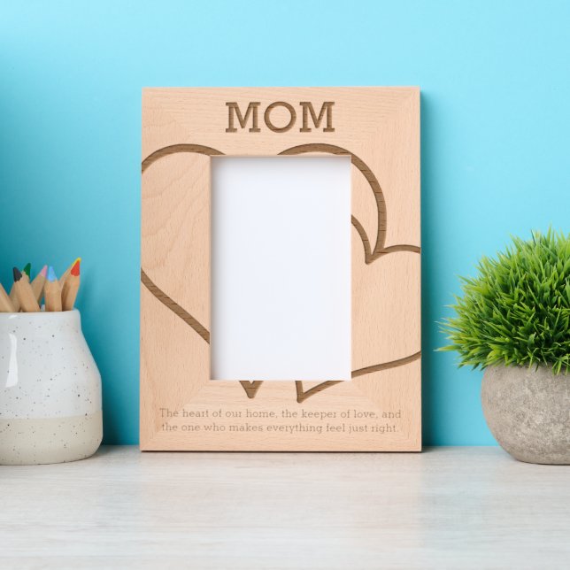 Mom Custom Mother's Day Definition Etched Frames (Front)