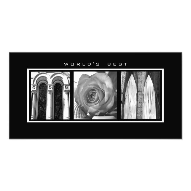 "Mom" Custom Text  Photo Print (Front)