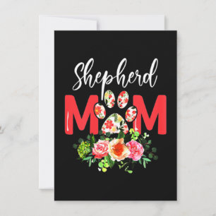 Mom Cute German Shepherd Thank You Card