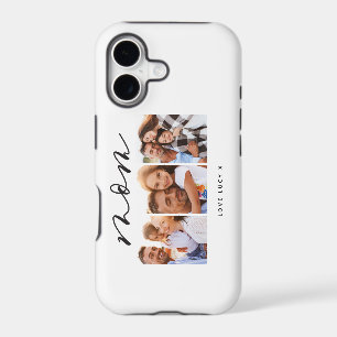mom cute modern script multi photo gift 
