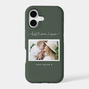Mom cute modern script photo gift