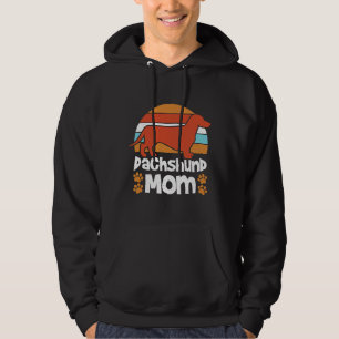 Mom Dachshund Mom Dogs Dog Pet Puppy Hoodie