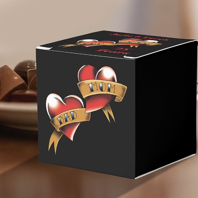 Mom & Dad Anniversary Party Favor Box (Creator Uploaded)