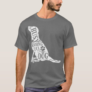 Mom Dad Busy Raising My Dog owner Funny Puppy dog  T-Shirt