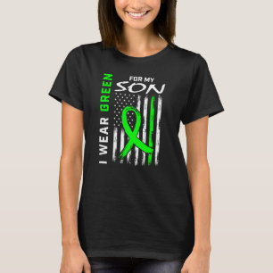 Mom Dad Green For My Son Cerebral Palsy Awareness T-Shirt