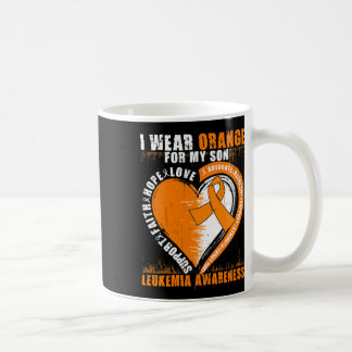 Mom Dad Leukaemia Awareness Son Leukaemia Awarenes Coffee Mug