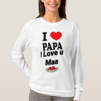 "Mom & Dad Love Women's T-Shirt – Heartfelt Design
