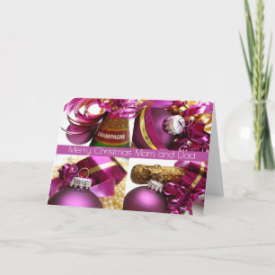 Mom & Dad Merry Christmas card