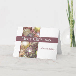 Mom & Dad Merry Christmas card