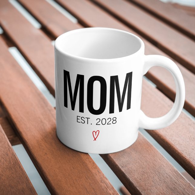 Mom & Dad Mug, Matching Custom Gift for Parents Coffee Mug (mom and dad mug, matching mom and dad gift, personalized parents mug, baby shower gift mug,)