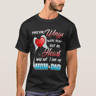 Mom Dad My Angels T Shirt In Memory Of Parents In