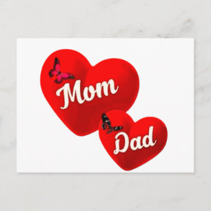 Mom-dad postcard