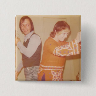 mom&daddydancin 2 inch square button