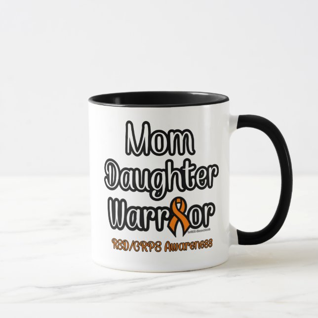 Mom Daughter Warrior...RSD/CRPS Mug (Right)