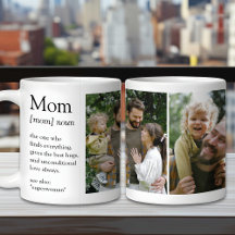 Mom Definition Funny & Heartfelt Family Photo