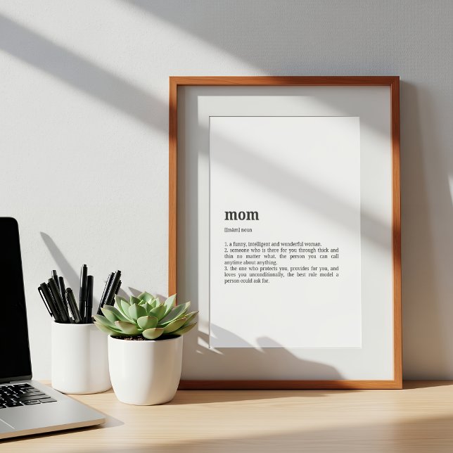 Mom Definition Poster | Dictionary Style (Creator Uploaded)