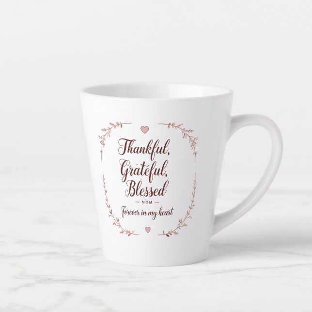 MOM – Elegant Small Latte Mug (Right)