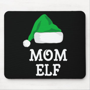 Mom Elf Christmas Matching Family Pj Pajama Xmas Mouse Pad