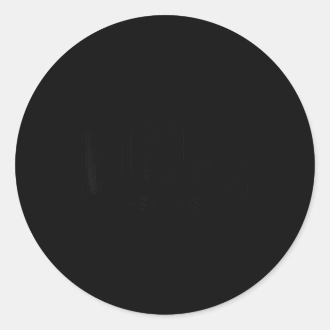 Mom Est 1979 Mom D Mother’s Day Ized  Classic Round Sticker (Front)