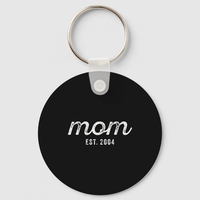 Mom Est 2004 Mom D Mother’s Day Ized  Keychain (Front)