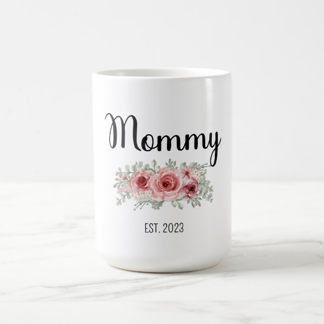 Mom Est 2023 Mugs, Mom And Dad Mugs, Parents Mugs (Center)