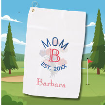 MOM Est. 20XX Flowers Monogram Name