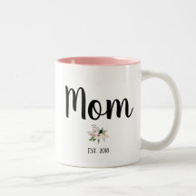 Mom Est. Mug