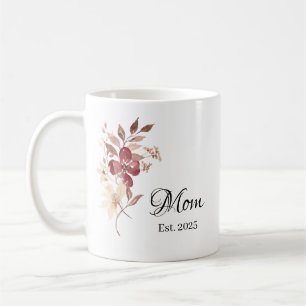 Mom Est. Year – New Mom Milestone Gift Coffee Mug