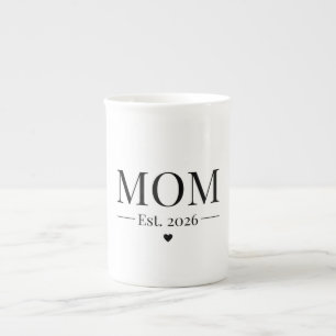 Mom Established 2026 Bone China Mug