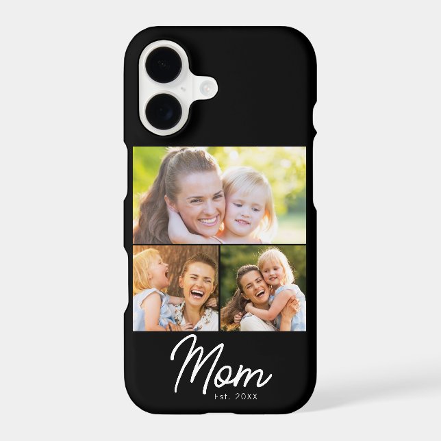 Mom Established 3 Photo Script Black (Back)