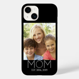 Mom Established Black Photo Case-Mate iPhone 14 Case