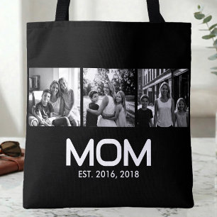 Mom Established Bold Black White Filter 3 Photo  Tote Bag
