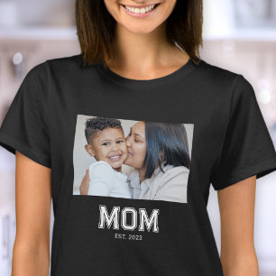 Mom Established CAPS Photo T-Shirt